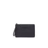 Pochette media da donna nera con zip