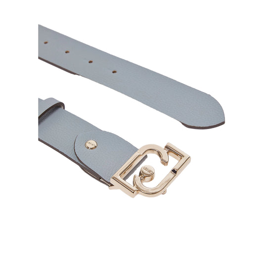 Cintura Donna effetto bottalato Celeste dettaglio