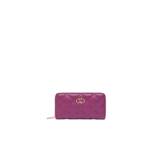 Portafoglio Donna grande matelassé fucsia