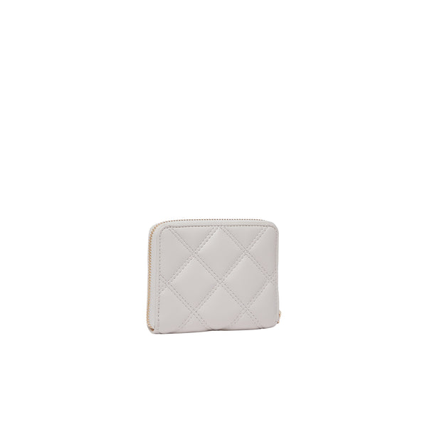 Portafoglio Donna piccolo matelassé Bianco retro