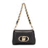 Borsa Donna LaPuffy piccola con catena Nero