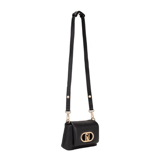 Borsa Donna LaPuffy piccola con catena Nero