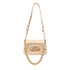 Borsa Donna LaPuffy piccola con catena Oro
