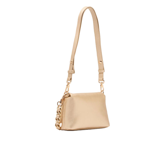 Borsa Donna LaPuffy piccola con catena Oro retro