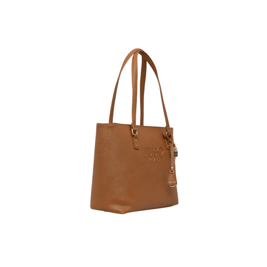 Tote bag grande Donna con charm marrone