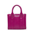 Borsa Donna con tracolla logata Fucsia frontale