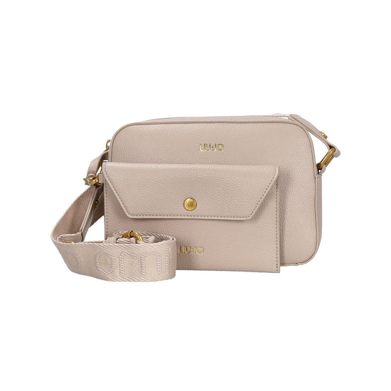 Borsa Donna con pochette interna staccabile beige con pochette 