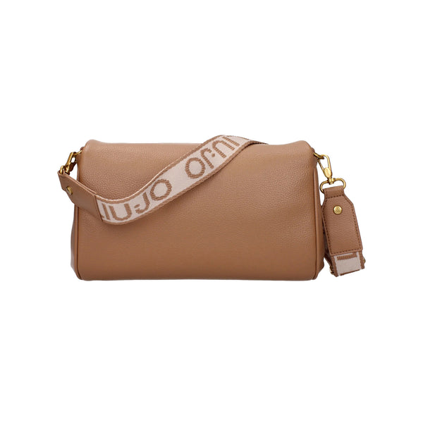 Retro Borsa Donna a tracolla con patta Marrone