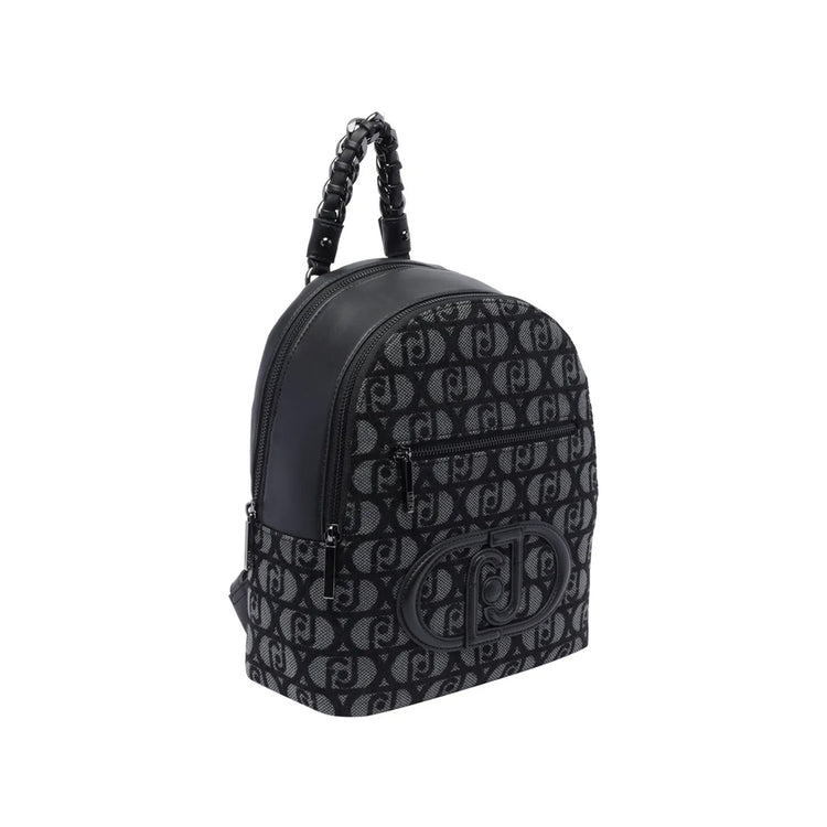 Zaino Donna con tasche a chiusura zip Nero