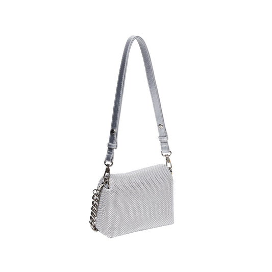 Retro Borsa piccola LaPuffy con strass