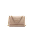 Borsa a tracolla media con catena Beige