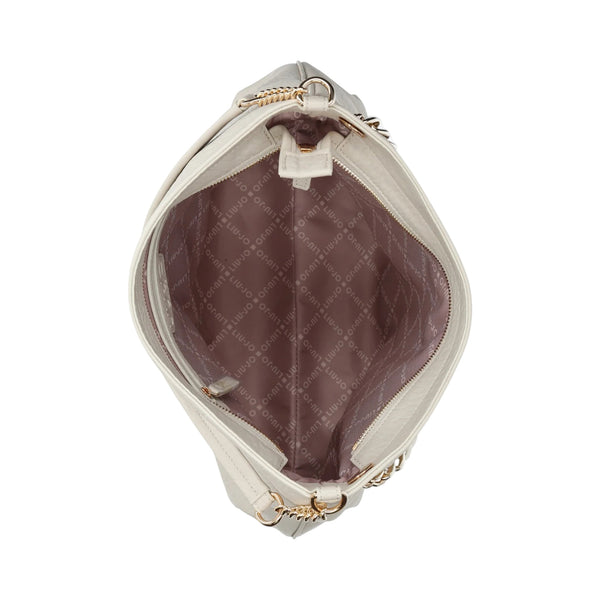Borsa monospalla Donna con catena bianco interno