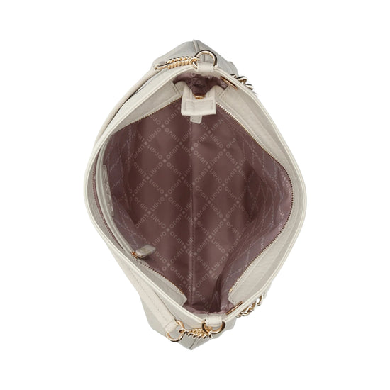 Borsa monospalla Donna con catena bianco interno