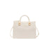 Borsa Donna satchel media con logo a rilievo all over