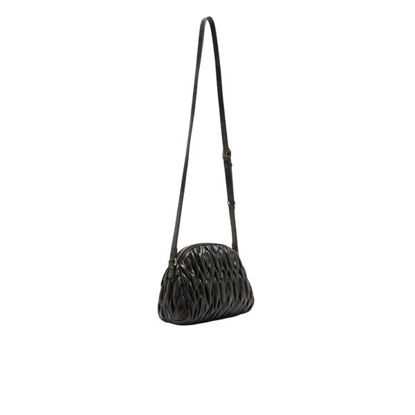 Borsa Donna a tracolla media matelassé Nero retro