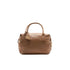 Borsa grande a bauletto con charm Marrone