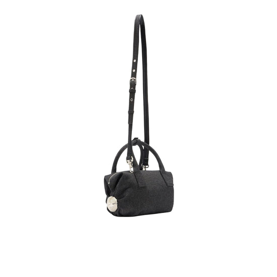 Borsa a bauletto piccola Donna con charm retro 