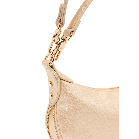Borsa Hobo piccola da Donna Oro dettaglio