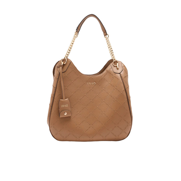 Borsa Donna con logo a rilievo all over