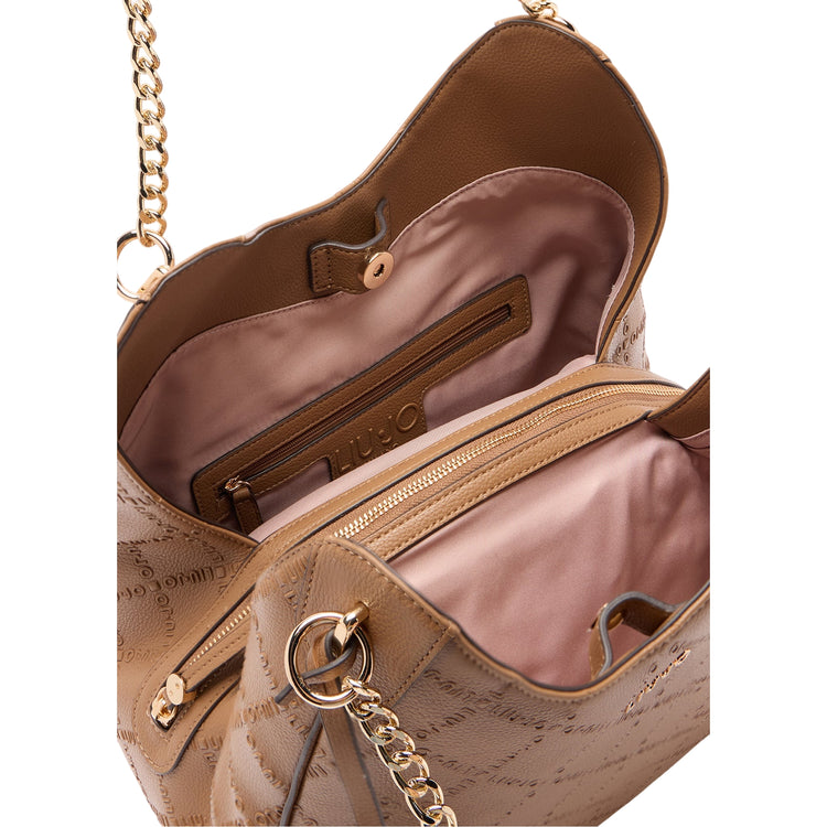 Borsa Donna con logo a rilievo all over interno