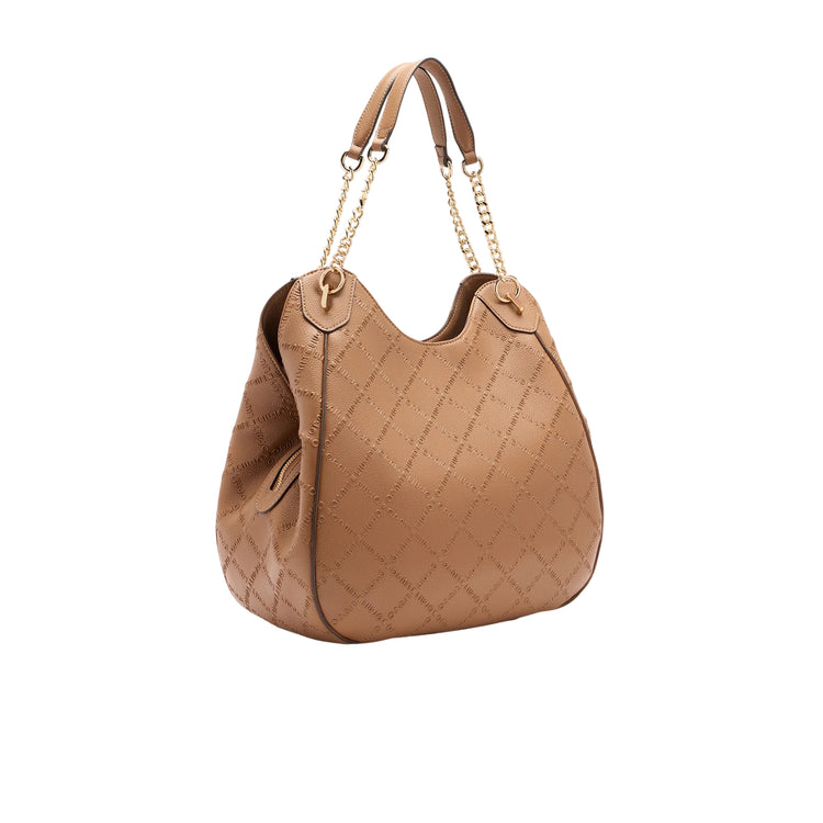 Borsa Donna con logo a rilievo all over retro