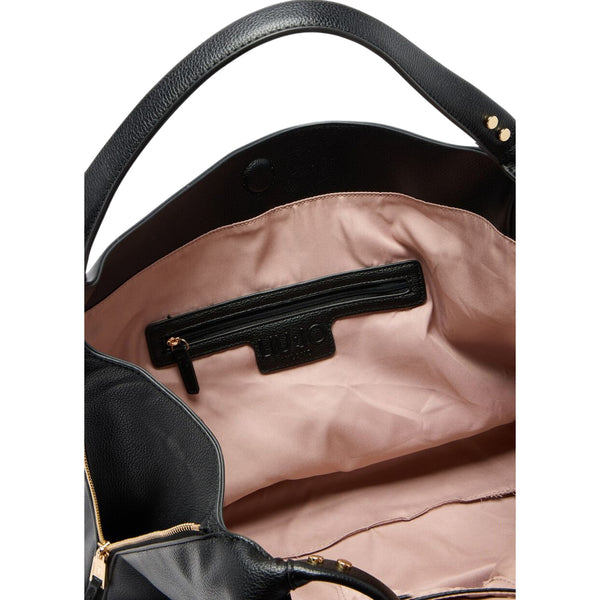Borsa Donna hobo grande con tracolla Nero interno