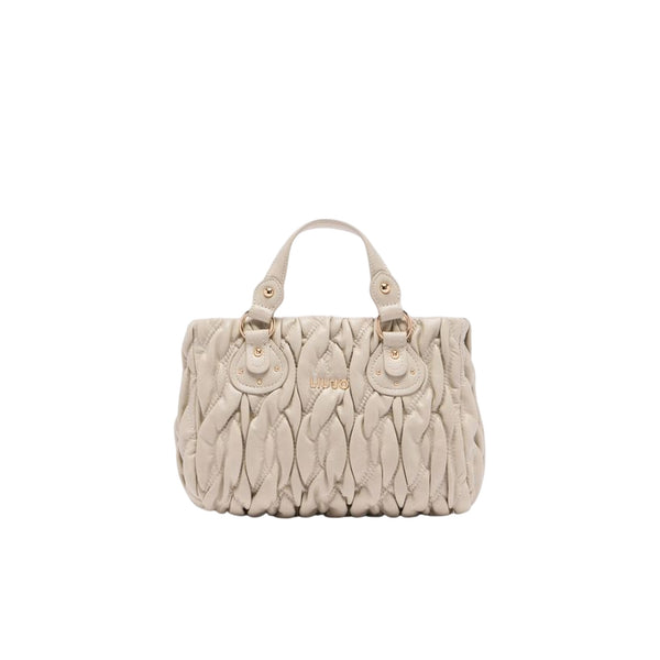 Borsa a mano piccola matelassé Beige