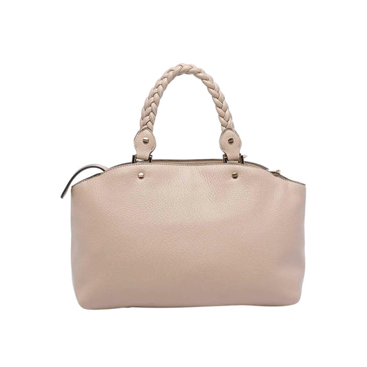 Borsa grande Donna con manici intrecciati e tracolla retro