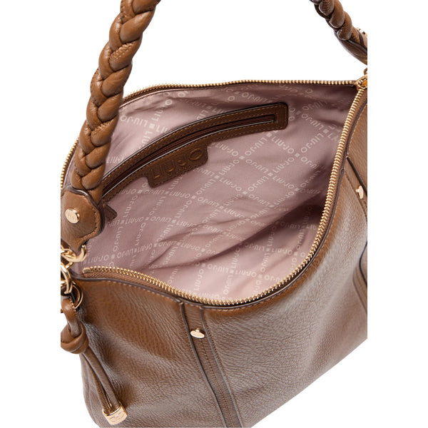 Borsa monospalla Donna con manico intrecciato interno