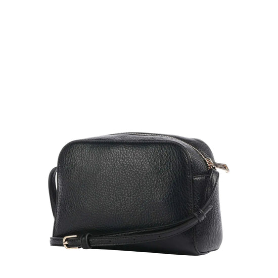 Borsa a tracolla piccola da donna Nero retro