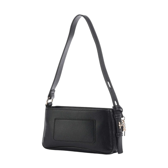  Borsa a spalla Donna con charm Nero retro