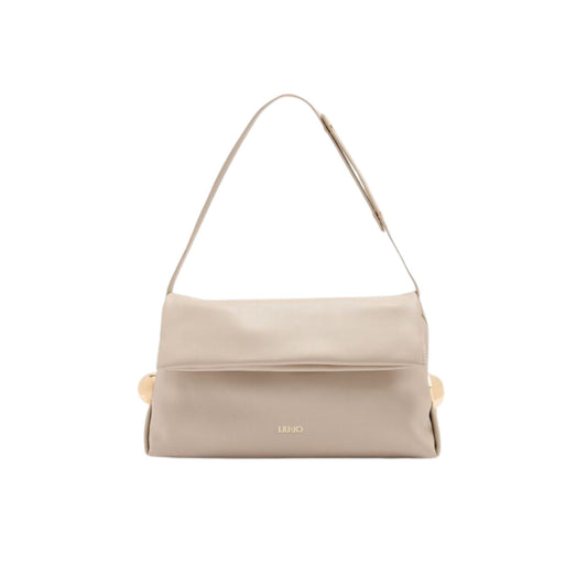 Borsa a spalla media da Donna Beige