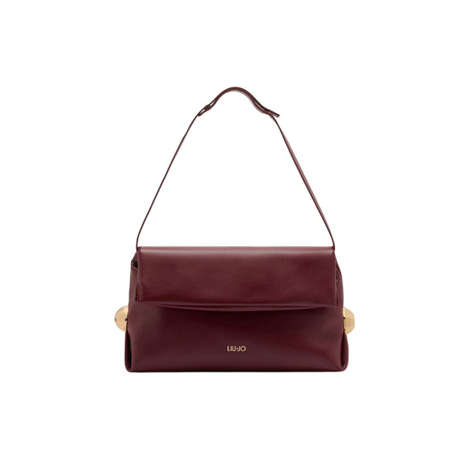 Borsa a spalla media da Donna Bordeaux