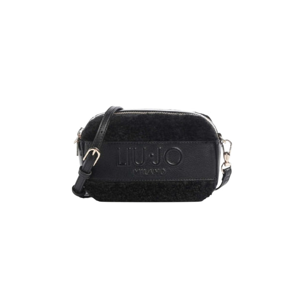 Borsa Donna a tracolla piccola in teddy nero