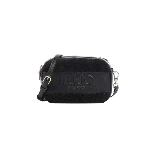 Borsa Donna a tracolla piccola in teddy nero