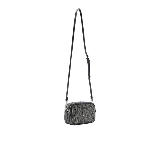 Borsa Donna a tracolla piccola chevron con paillettes retro