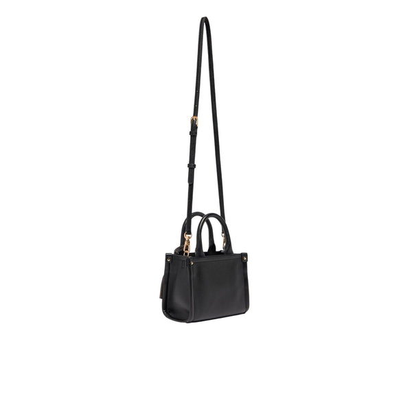 Borsa Donna a mano mini nera con charm retro con tracolla