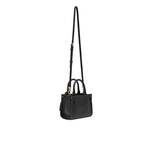 Borsa Donna a mano mini nera con charm retro con tracolla