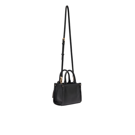 Borsa Donna a mano mini nera con charm retro con tracolla