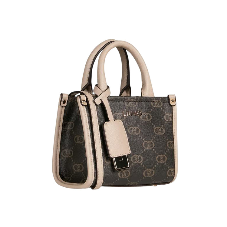 Mini Borsa a mano Donna con logo all over