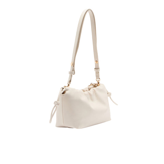 Borsa a spalla piccola Donna con catena Bianco retro