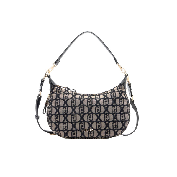 Borsa media Donna con logo jacquard all over