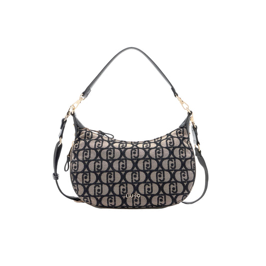 Borsa media Donna con logo jacquard all over