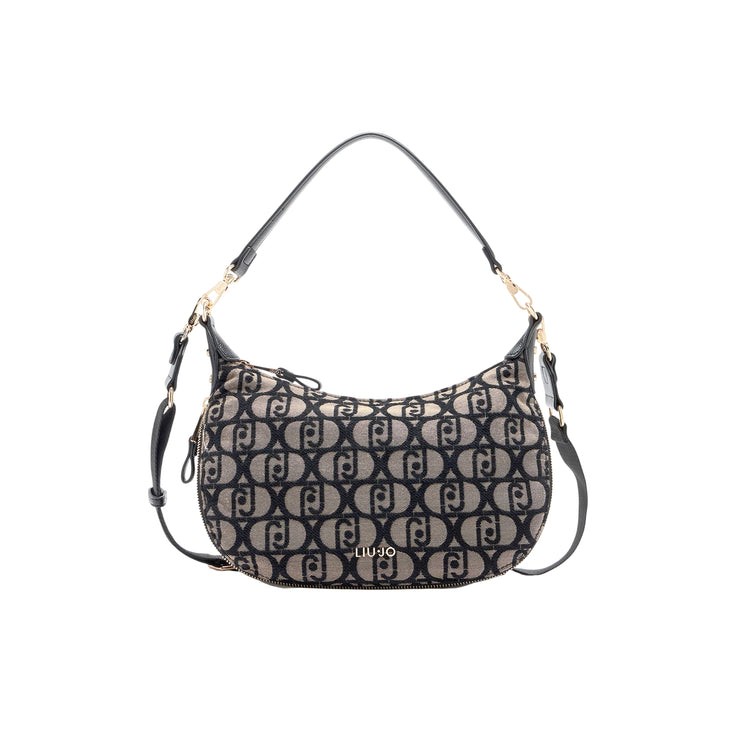 Borsa media Donna con logo jacquard all over