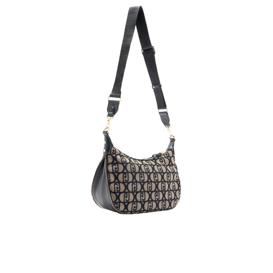 Borsa media Donna con logo jacquard all over retro