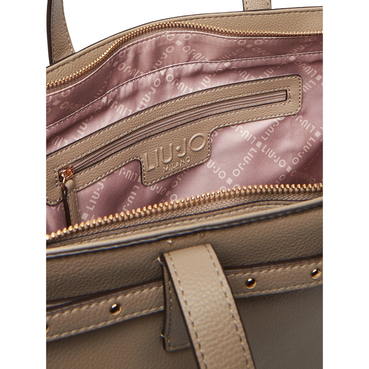 Borsa tote Donna con cinturino decorativo dettaglio interno