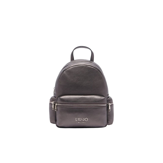 Zaino Donna con spallacci con borchie Grigio