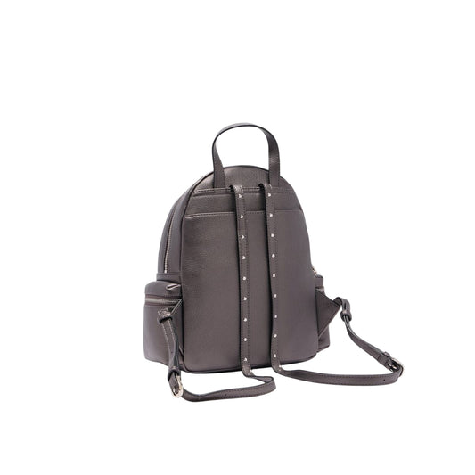 Zaino Donna con spallacci con borchie Grigio retro