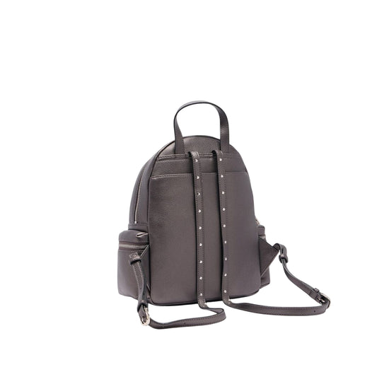 Zaino Donna con spallacci con borchie Grigio retro