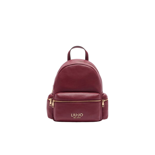 Zaino Donna con spallacci con borchie Bordeaux